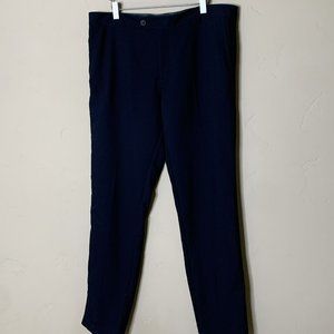 Zyia Active Men's 40x33* Navy Blue Performance Athleisure Pants Business Casual